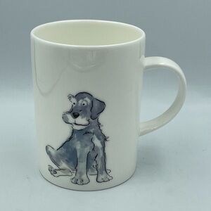 Roy Kirkham Schnauzer Dog Bone China Mug